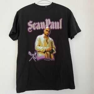 $45 Sean Paul Good Vibes Only Tour Graphic T-Shirt Black Size M